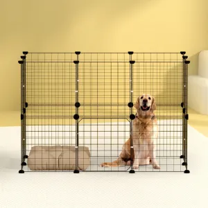 20-Panel Foldable Steel Pet Playpen with Lock System by i.Pet