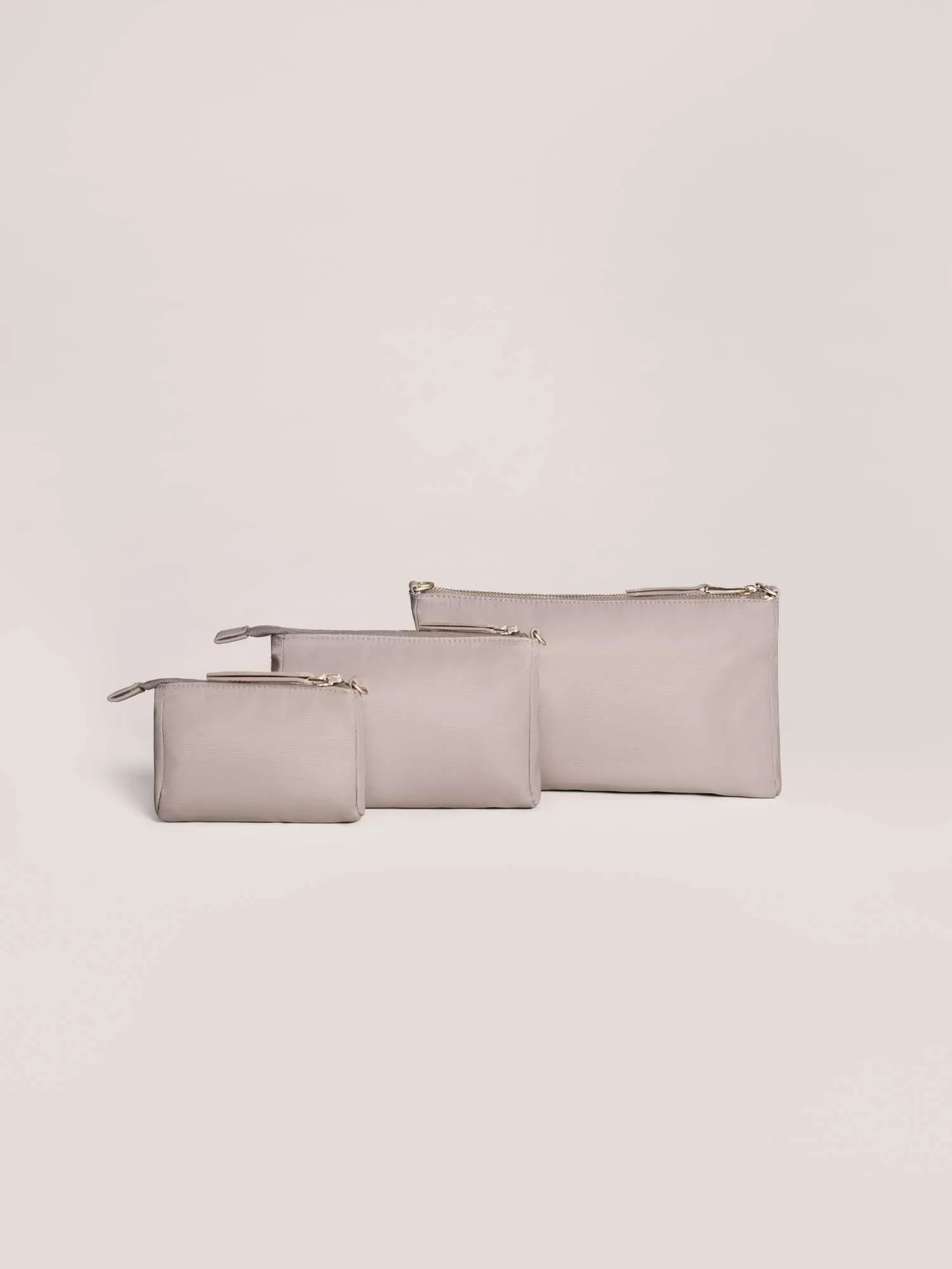 3-piece Pouch Set | Taupe