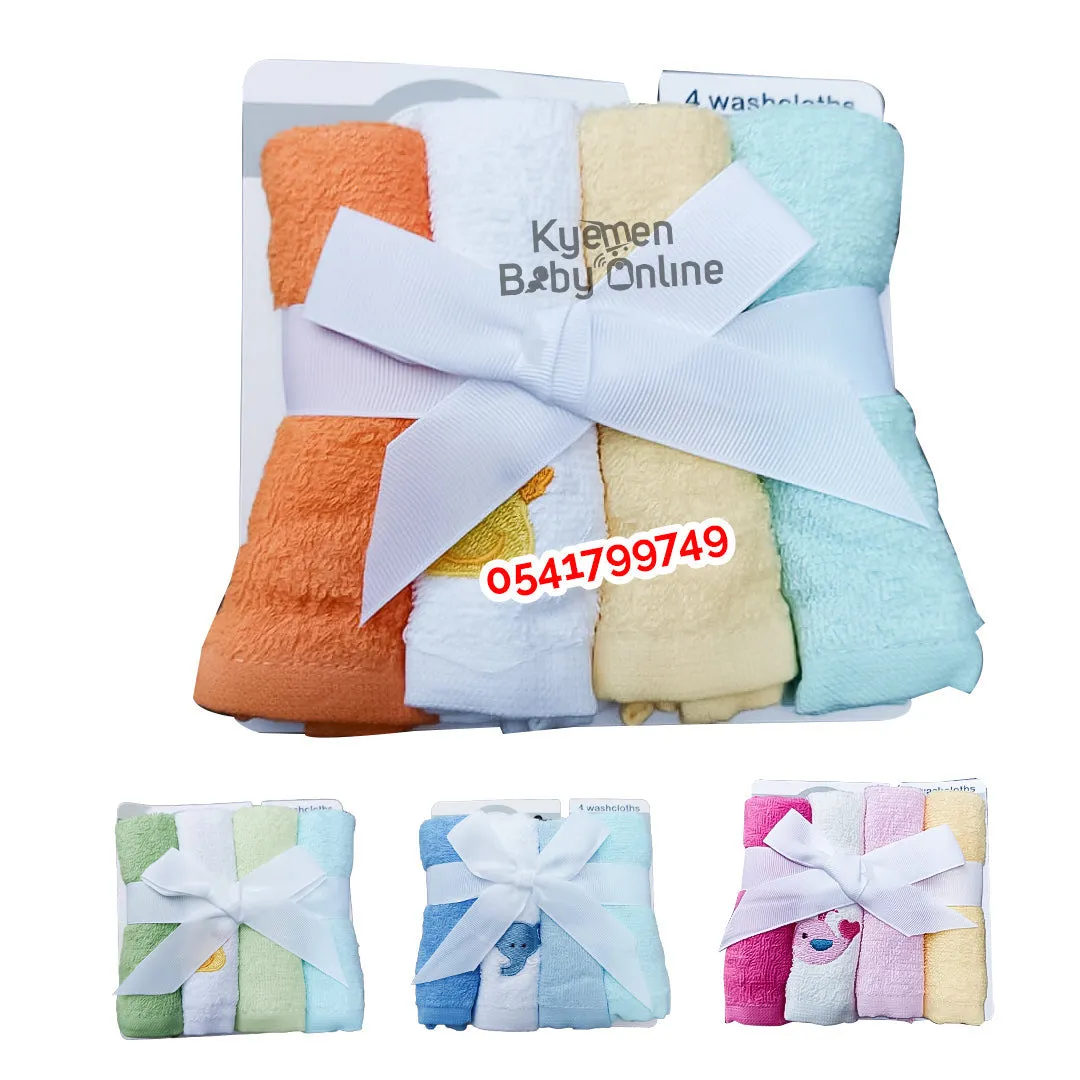 Baby Towels / Mouth Towel / Washcloth (4pcs) Fashion Baby