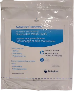 Bedside-Care Self Foaming Disposable Washcloth