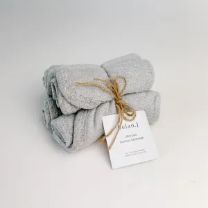 Belan.J Ultra Soft Bamboo Terry Washcloth (4pk) - Grey