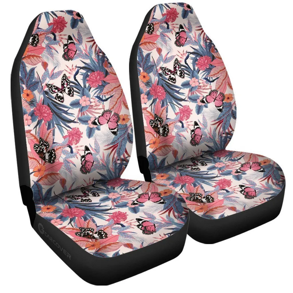 Butterfly Car Seat Covers Custom Vintage Hawaiian Car Accessories