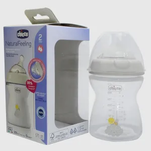 Chicco Natural Feeling Bottle Medium Flow 250ml  (2  Months)