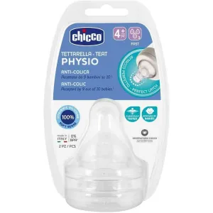 Chicco Perfect-5 Silicone Fast Flow Teat - 2 Pieces