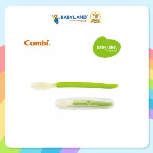 Combi Baby Label Feeding Spoon With Case (5m )