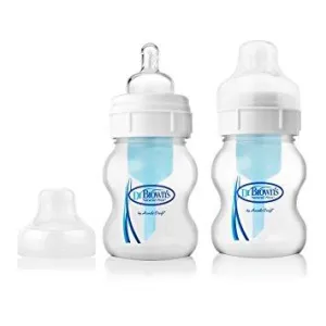 Dr Brown's Wide Neck Milk Bottles, 120ml (2-Pack)