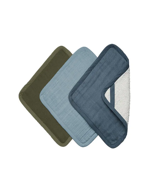 FABELAB - WASH CLOTH - 3 PACK - COASTAL