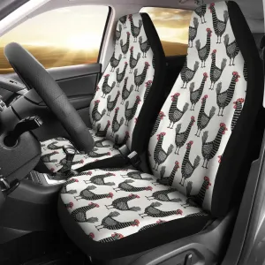 Farm Chicken Car Seat Covers Set 2 Pc, Car Accessories Car Mats Covers