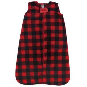 Hudson Baby Plush Sleeping Bag, Sack, Blanket, Buffalo Plaid