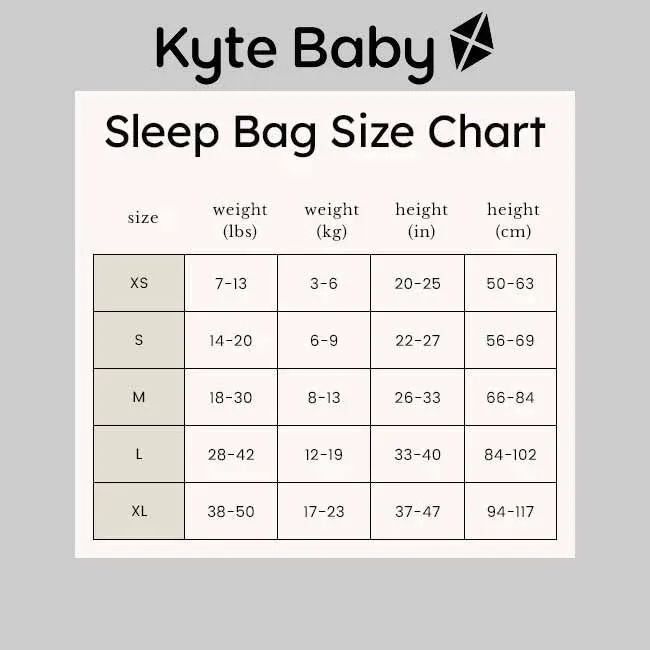 Kyte Baby 1.0 Tog Sleep Bag in Apricot