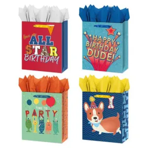 Large Birthday Boys Gift Bags (1ct)