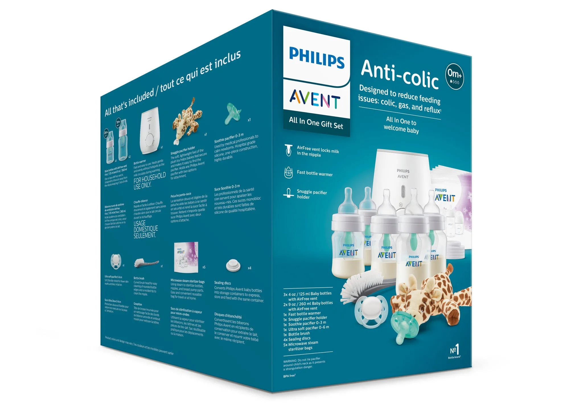 Philips Avent Anti-colic Bottle AirFree VentGift Set