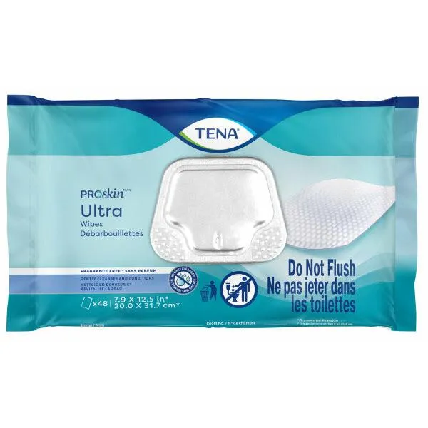 TENA ProSkin Washcloths: Classic, Ultra, or Ultra Scent-Free Wipes