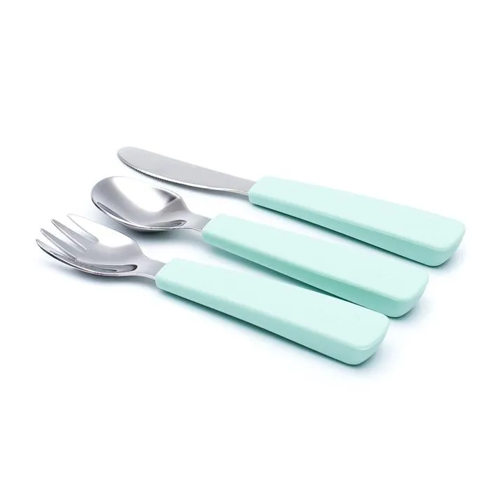 Toddler Feedie Cutlery Set - Minty Green