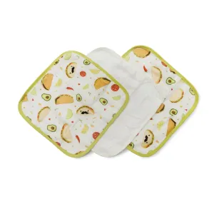 washcloth 3-piece set - tacos